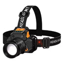 Lanterna De Cabeca Led Com Recarregável USB