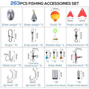 263Pcs Acessórios De Pesca Kit